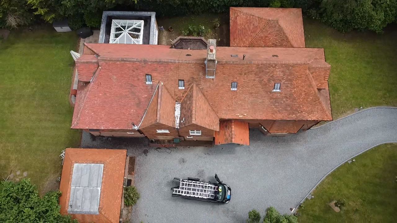 Roof after Krispy Clean roof cleaning
