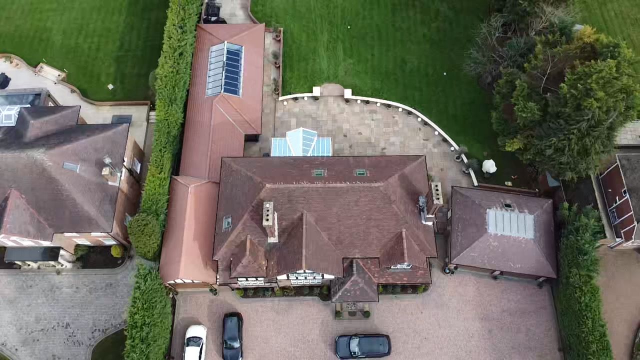 Roof after Krispy Clean roof cleaning